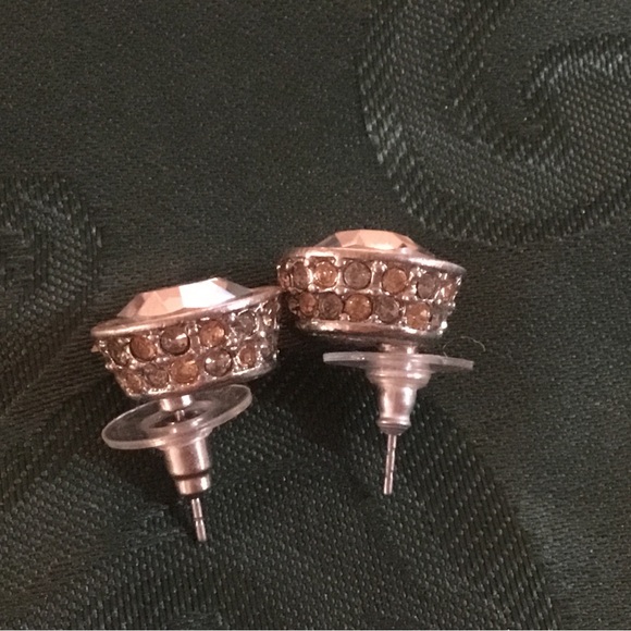 Elegant CHICO’S Large Stone STUD Earrings - Picture 1 of 7